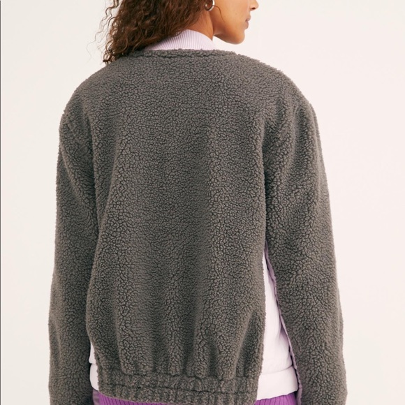 We The Free Riving ton Sherpa Jacket Gray - Picture 2 of 2